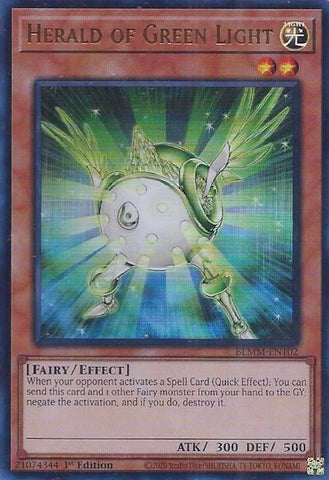 Image for Herald of Green Light (BLMM-EN102) (Battles of Legend: Monster Mayhem) - YuGiOh
