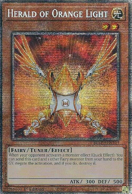 Image for Herald of Orange Light (Starlight Rare) (BLMM-EN103) (Battles of Legend: Monster Mayhem) - YuGiOh