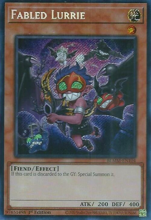 Image for Fabled Lurrie (BLMM-EN104) (Battles of Legend: Monster Mayhem) - YuGiOh