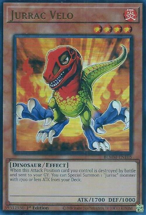 Image for Jurrac Velo (BLMM-EN105) (Battles of Legend: Monster Mayhem) - YuGiOh