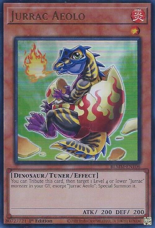 Image for Jurrac Aeolo (BLMM-EN106) (Battles of Legend: Monster Mayhem) - YuGiOh