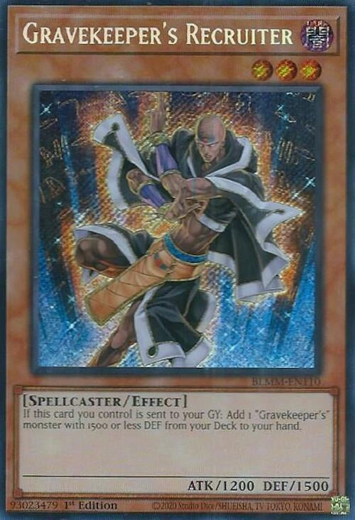Image for Gravekeeper's Recruiter (BLMM-EN110) (Battles of Legend: Monster Mayhem) - YuGiOh