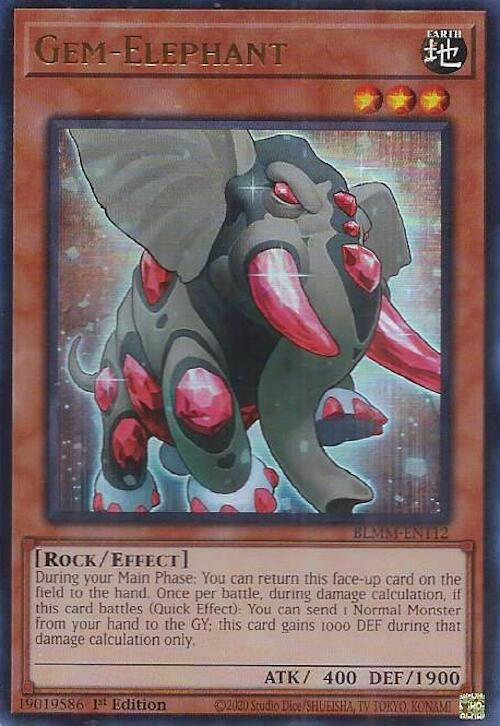 Image for Gem-Elephant (BLMM-EN112) (Battles of Legend: Monster Mayhem) - YuGiOh