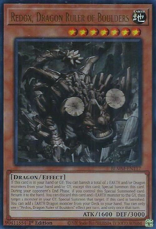 Image for Redox, Dragon Ruler of Boulders (BLMM-EN117) (Battles of Legend: Monster Mayhem) - YuGiOh