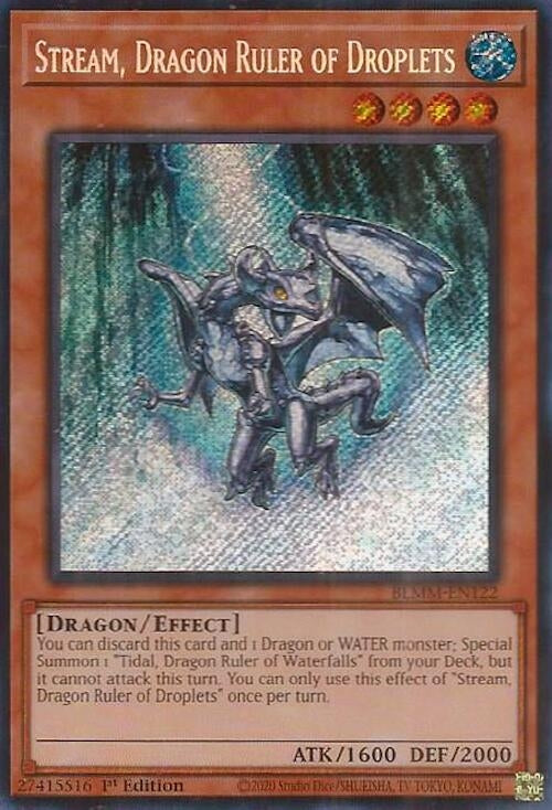 Image for Stream, Dragon Ruler of Droplets (BLMM-EN122) (Battles of Legend: Monster Mayhem) - YuGiOh