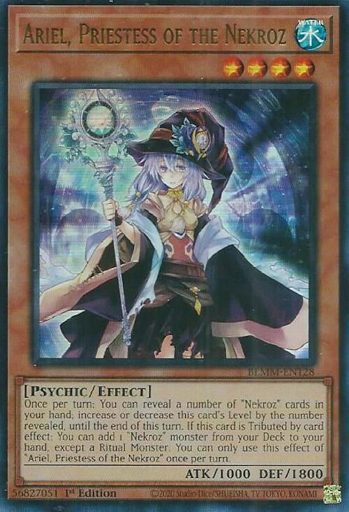 Image for Ariel, Priestess of the Nekroz (BLMM-EN128) (Battles of Legend: Monster Mayhem) - YuGiOh