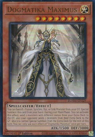 Image for Dogmatika Maximus (BLMM-EN129) (Battles of Legend: Monster Mayhem) - YuGiOh