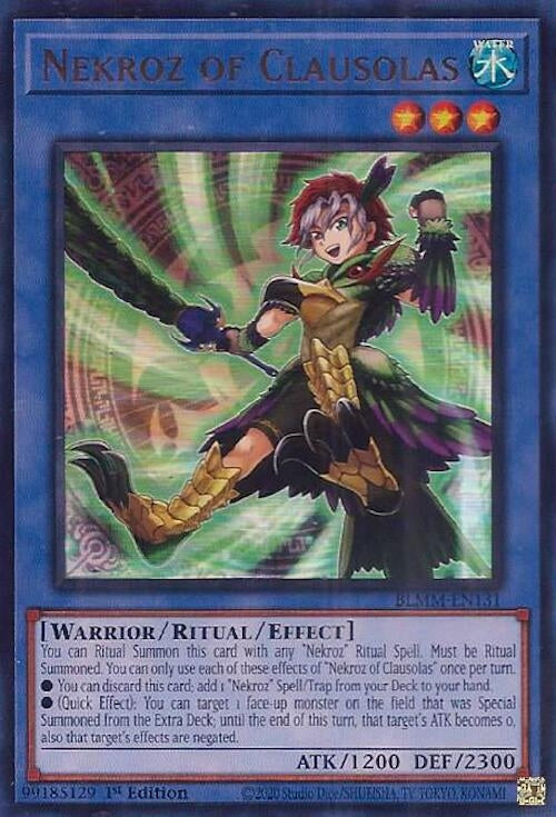 Image for Nekroz of Clausolas (BLMM-EN131) (Battles of Legend: Monster Mayhem) - YuGiOh