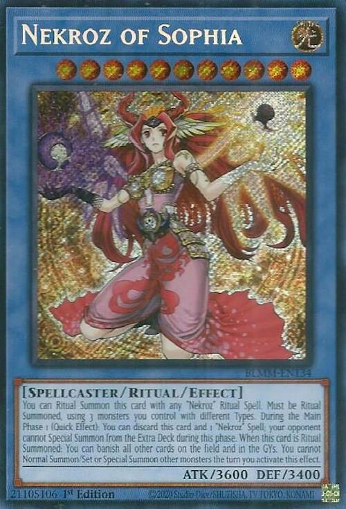 Image for Nekroz of Sophia (BLMM-EN134) (Battles of Legend: Monster Mayhem) - YuGiOh