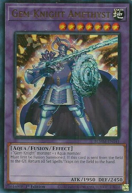 Image for Gem-Knight Amethyst (BLMM-EN141) (Battles of Legend: Monster Mayhem) - YuGiOh