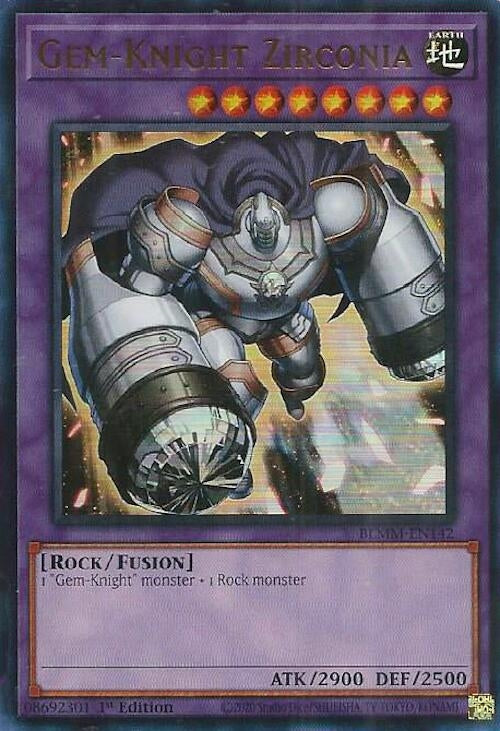 Image for Gem-Knight Zirconia (BLMM-EN142) (Battles of Legend: Monster Mayhem) - YuGiOh