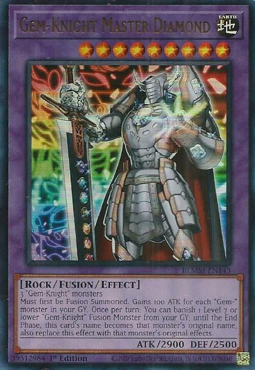 Image for Gem-Knight Master Diamond (BLMM-EN143) (Battles of Legend: Monster Mayhem) - YuGiOh