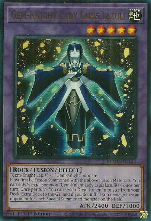 Image for Gem-Knight Lady Lapis Lazuli (BLMM-EN144) (Battles of Legend: Monster Mayhem) - YuGiOh