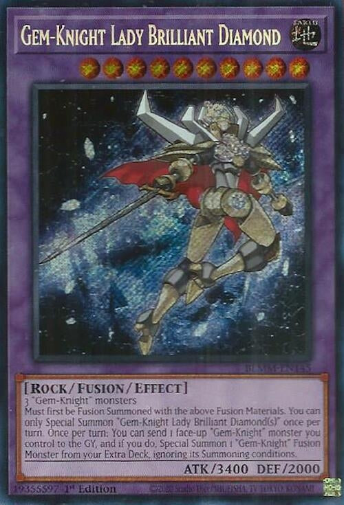 Image for Gem-Knight Lady Brilliant Diamond (BLMM-EN145) (Battles of Legend: Monster Mayhem) - YuGiOh