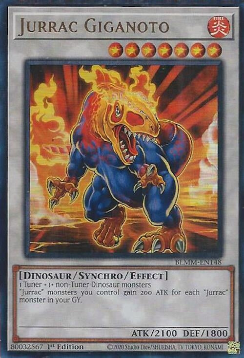 Image for Jurrac Giganoto (BLMM-EN148) (Battles of Legend: Monster Mayhem) - YuGiOh
