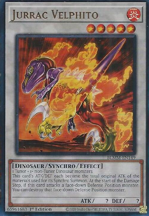 Image for Jurrac Velphito (BLMM-EN149) (Battles of Legend: Monster Mayhem) - YuGiOh