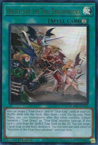 Image for Disciples of the True Dracophoenix (BLMM-EN169) (Battles of Legend: Monster Mayhem) - YuGiOh