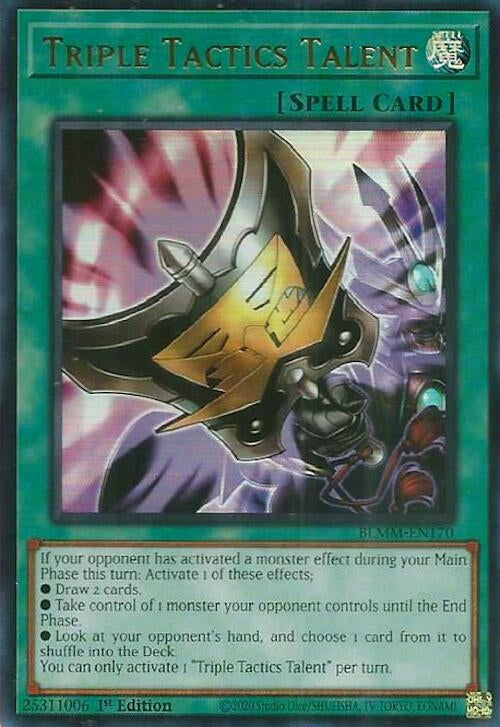 Image for Triple Tactics Talent (BLMM-EN170) (Battles of Legend: Monster Mayhem) - YuGiOh