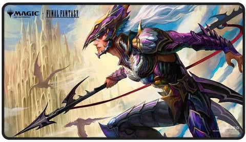 Image for FINAL FANTASY Black Stitched Playmat for Magic: The Gathering - Premium X - Playmats