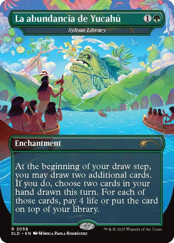 Image for La abundancia de Yucahú - Sylvan Library (2058) (Secret Lair Drop Series) - Magic: The Gathering