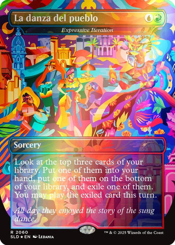 Image for La danza del pueblo - Expressive Iteration (Rainbow Foil) (2060) (Secret Lair Drop Series) - Magic: The Gathering