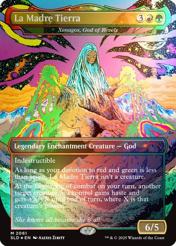 Image for La Madre Tierra - Xenagos, God of Revels (Rainbow Foil) (2061) (Secret Lair Drop Series) - Magic: The Gathering