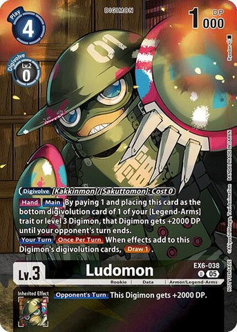 Image for Ludomon (Versus Monsters Legend Pack 2025) (EX6-038 U) (Versus Monsters) - Digimon Card Game