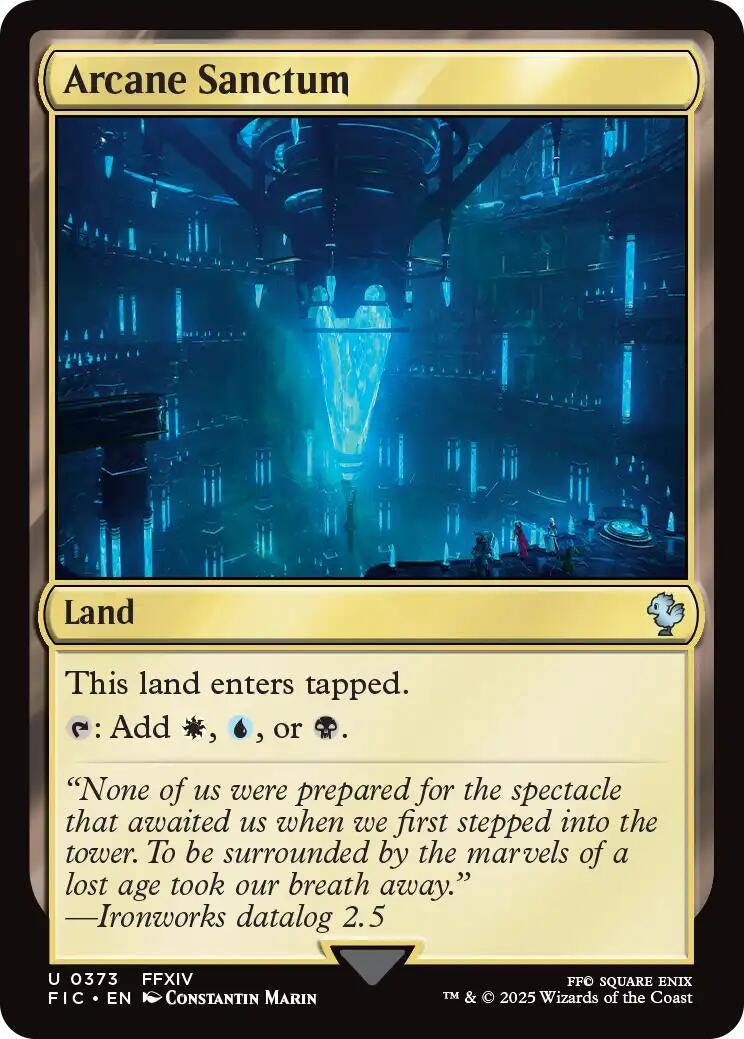Image for Arcane Sanctum (Surge Foil) (373) (Commander: FINAL FANTASY) - Magic: The Gathering