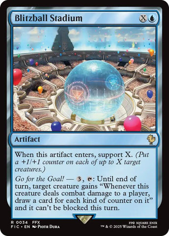 Image for Blitzball Stadium (Surge Foil) (34) (Commander: FINAL FANTASY) - Magic: The Gathering