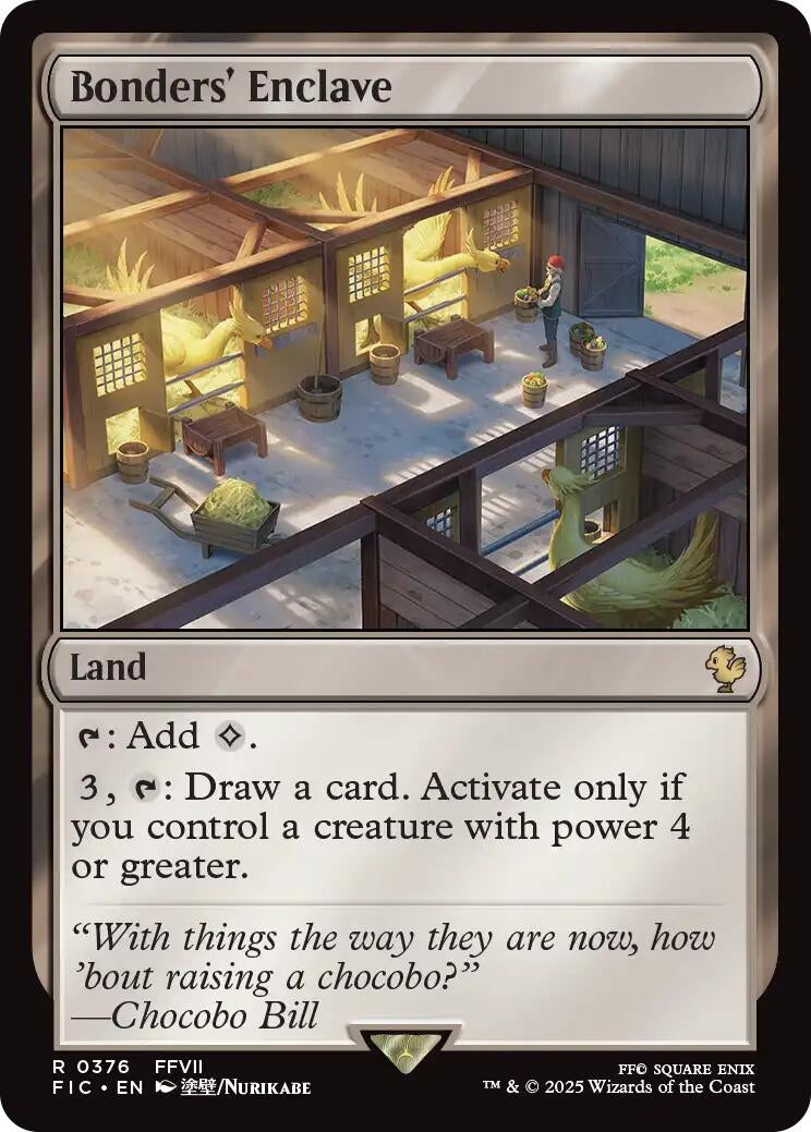 Image for Bonders' Enclave (Surge Foil) (376) (Commander: FINAL FANTASY) - Magic: The Gathering