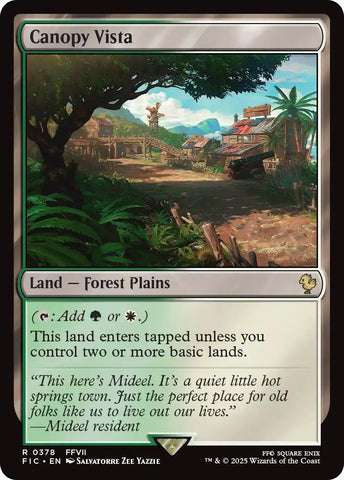 Image for Canopy Vista (Surge Foil) (378) (Commander: FINAL FANTASY) - Magic: The Gathering