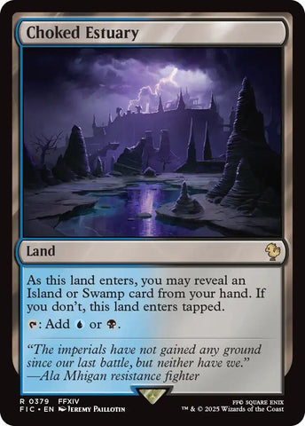 Image for Choked Estuary (Surge Foil) (379) (Commander: FINAL FANTASY) - Magic: The Gathering