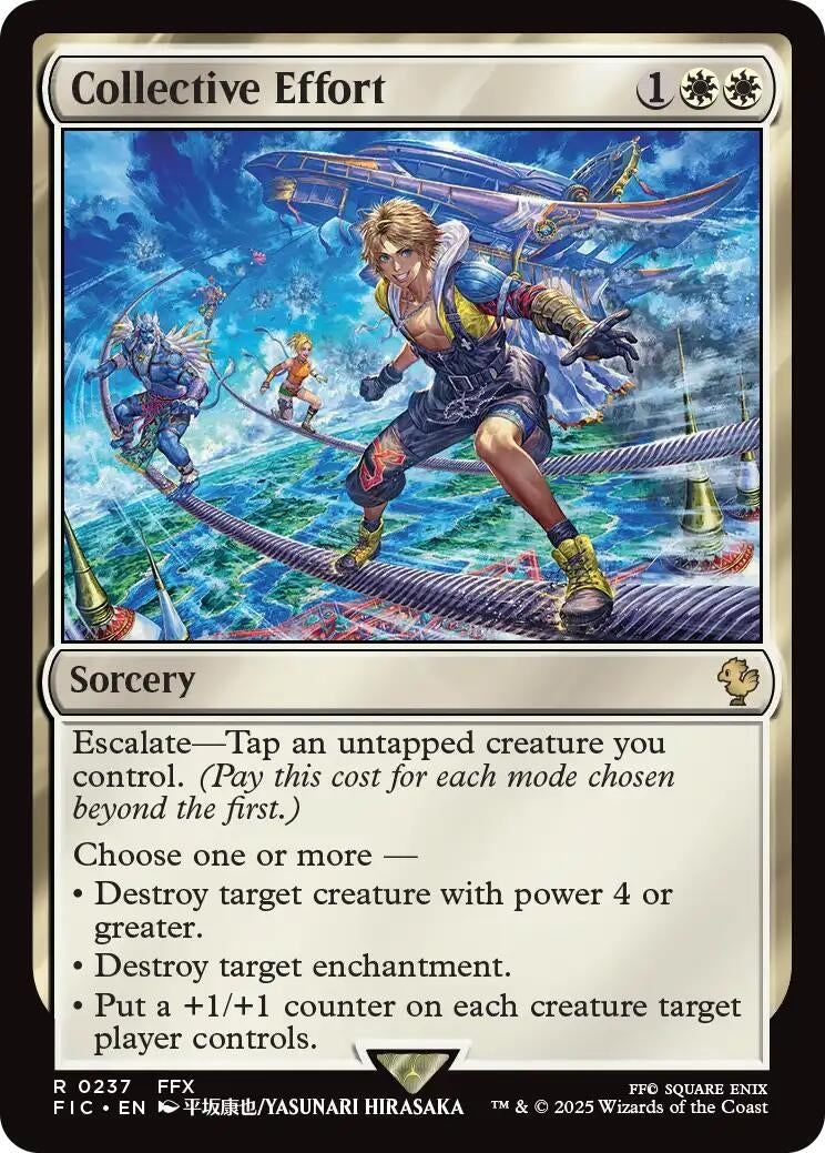 Image for Collective Effort (Surge Foil) (237) (Commander: FINAL FANTASY) - Magic: The Gathering