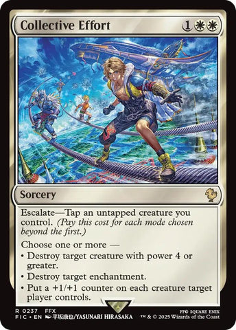 Image for Collective Effort (Surge Foil) (237) (Commander: FINAL FANTASY) - Magic: The Gathering