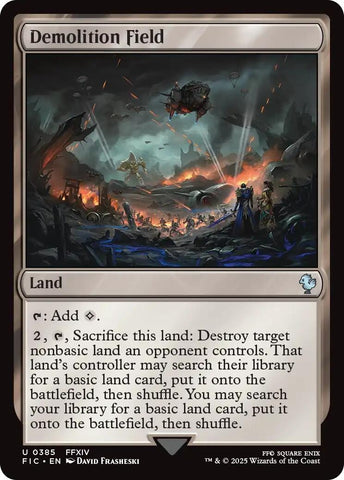 Image for Demolition Field (Surge Foil) (385) (Commander: FINAL FANTASY) - Magic: The Gathering