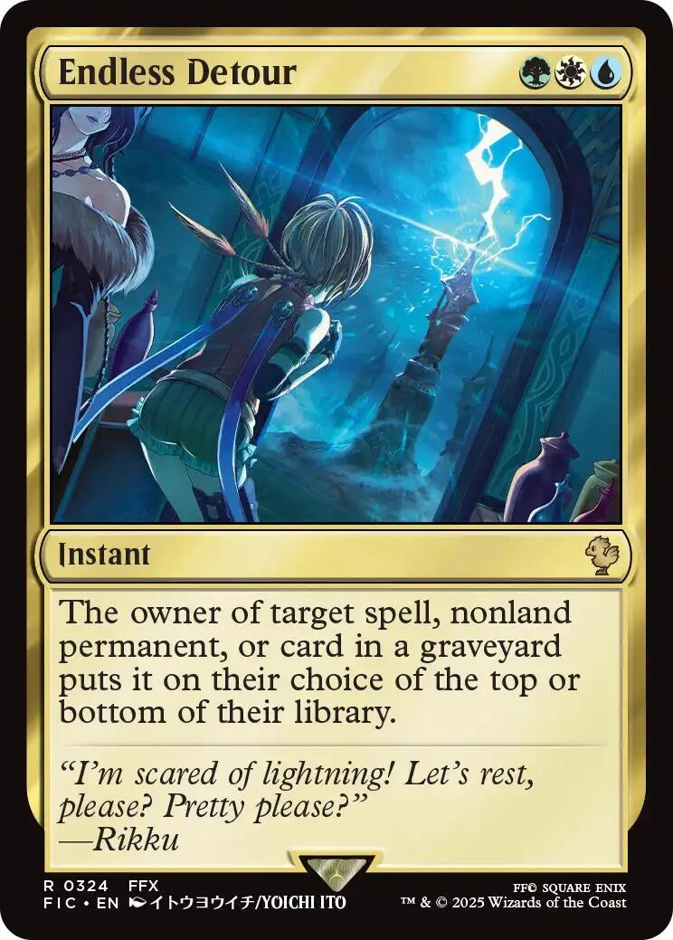 Endless Detour (Surge Foil) (324) (Commander: FINAL FANTASY)