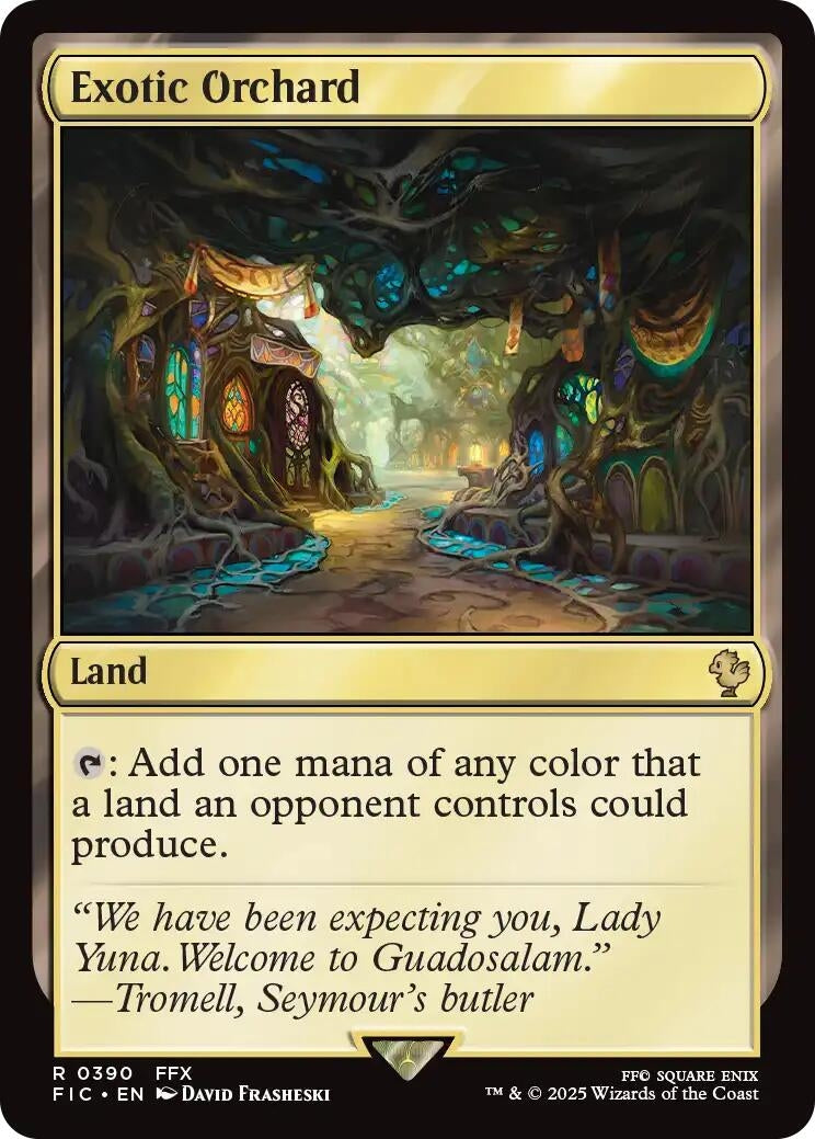 Exotic Orchard (Surge Foil) (390) (Commander: FINAL FANTASY)