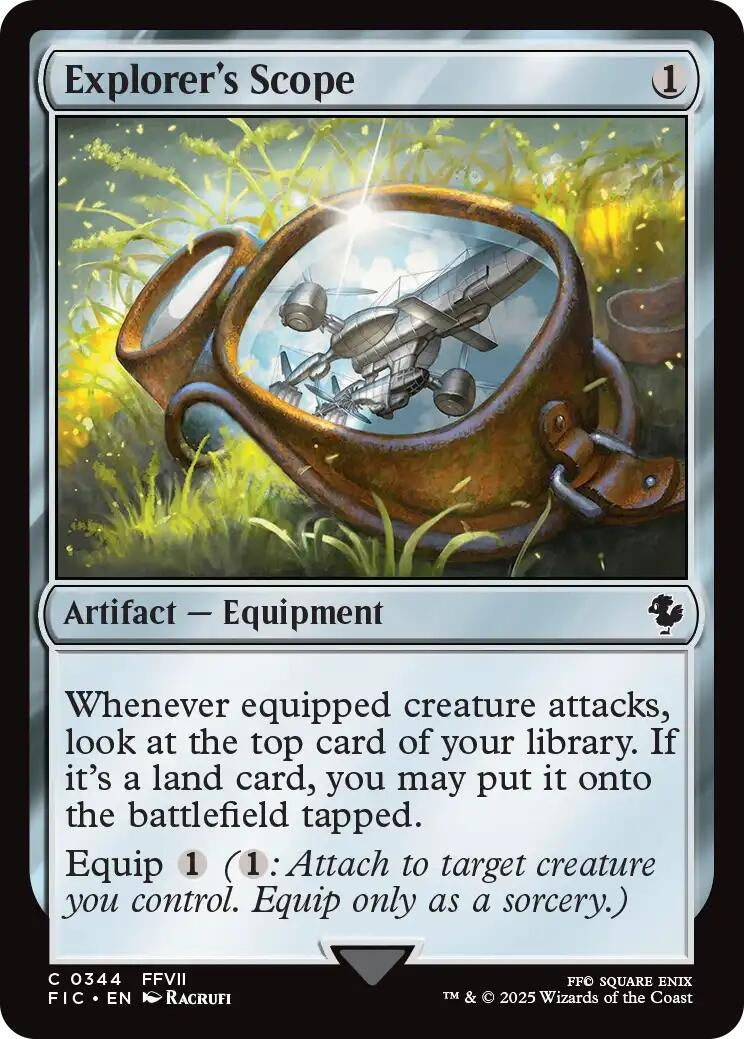 Explorer's Scope (Surge Foil) (344) (Commander: FINAL FANTASY)