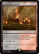 Foreboding Ruins (Surge Foil) (394) (Commander: FINAL FANTASY)