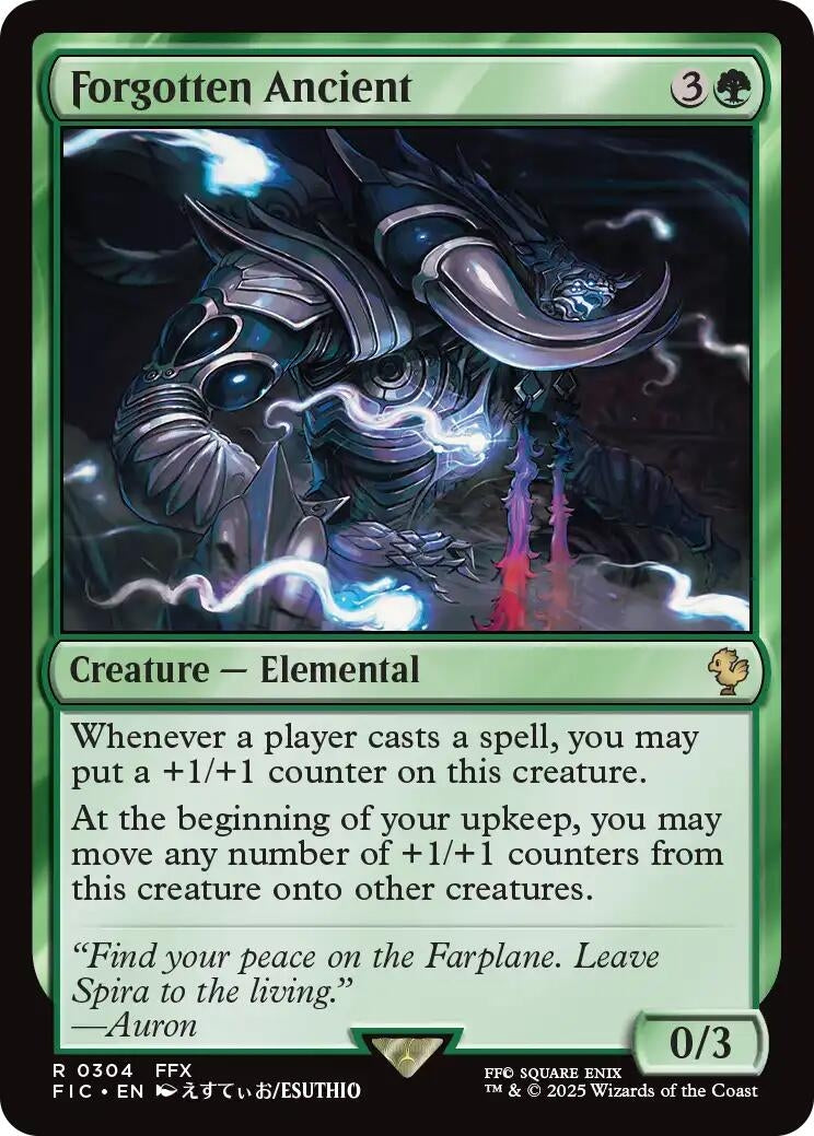 Forgotten Ancient (Surge Foil) (304) (Commander: FINAL FANTASY)