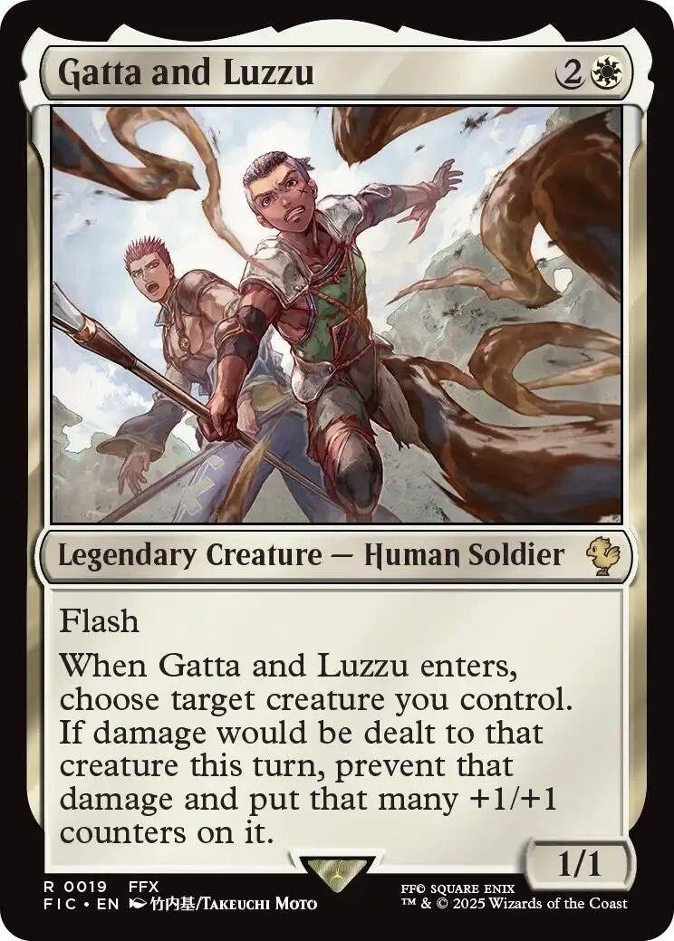 Gatta and Luzzu (Surge Foil) (19) (Commander: FINAL FANTASY)