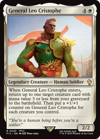 Image for General Leo Cristophe (Surge Foil) (20) (FINAL FANTASY) - Magic: The Gathering