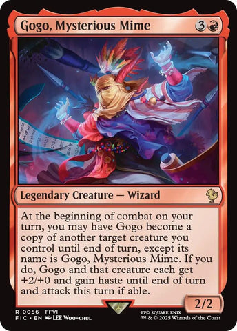 Image for Gogo, Mysterious Mime (Surge Foil) (56) (FINAL FANTASY) - Magic: The Gathering