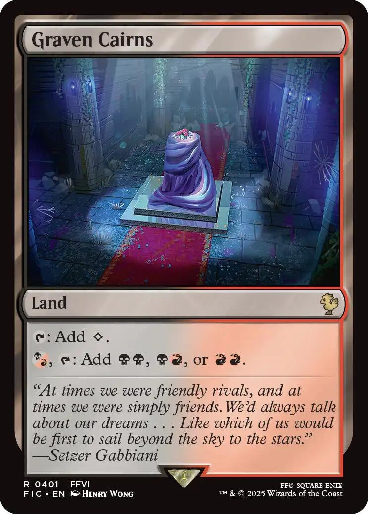 Image for Graven Cairns (Surge Foil) (401) (FINAL FANTASY) - Magic: The Gathering
