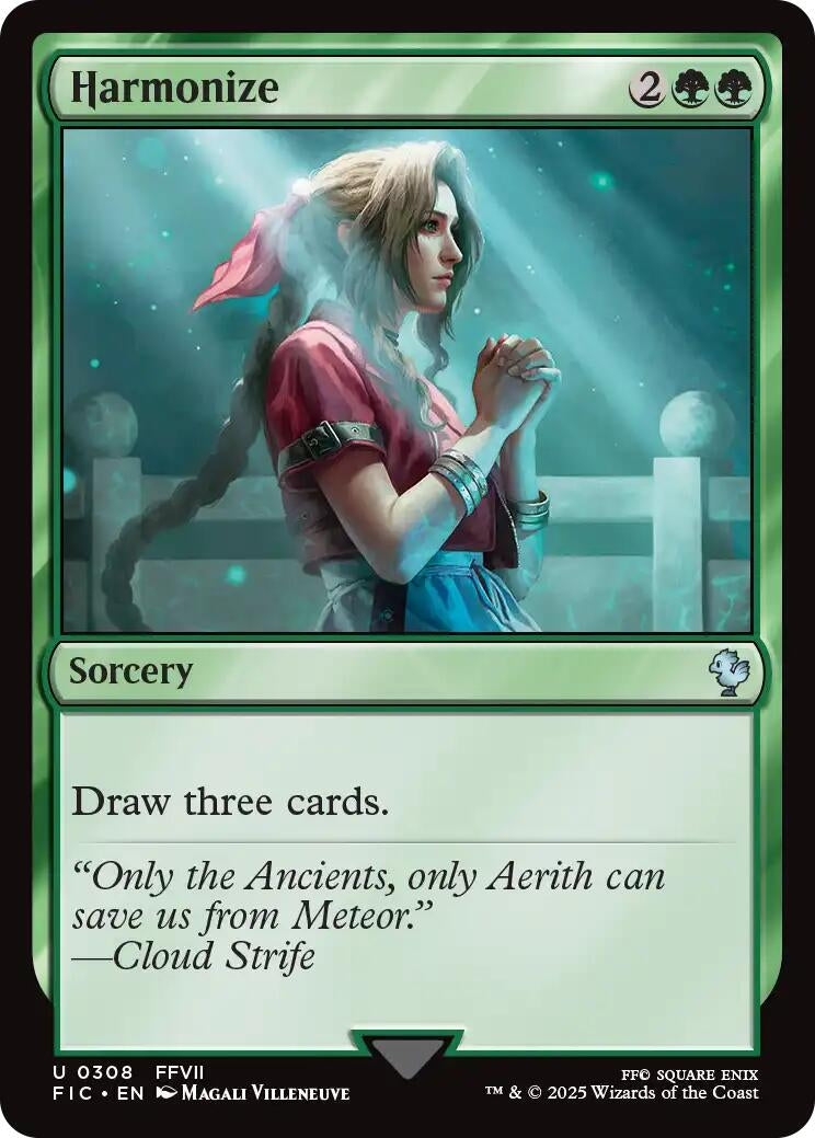 Image for Harmonize (Surge Foil) (308) (FINAL FANTASY) - Magic: The Gathering