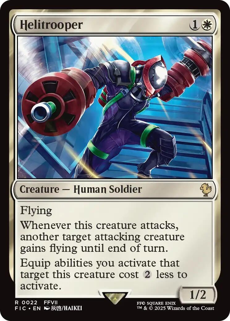 Image for Helitrooper (Surge Foil) (22) (FINAL FANTASY) - Magic: The Gathering