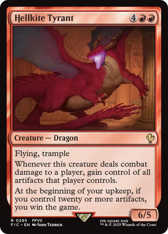 Image for Hellkite Tyrant (Surge Foil) (295) (FINAL FANTASY) - Magic: The Gathering