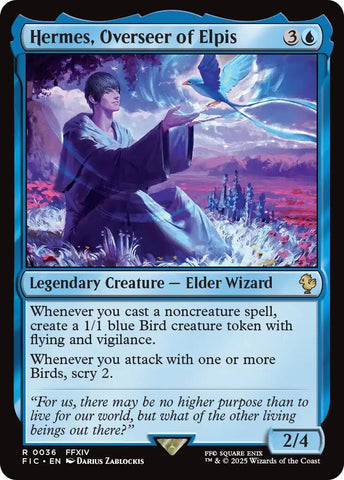 Image for Hermes, Overseer of Elpis (Surge Foil) (36) (FINAL FANTASY) - Magic: The Gathering