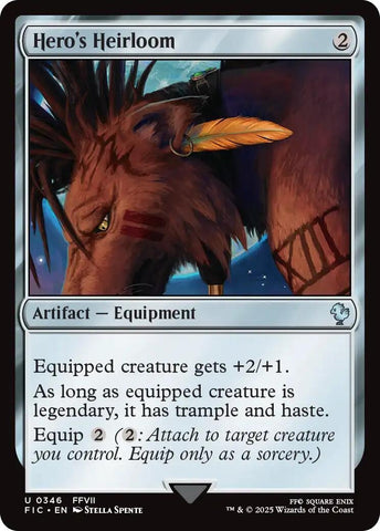 Image for Hero's Heirloom (Surge Foil) (346) (FINAL FANTASY) - Magic: The Gathering
