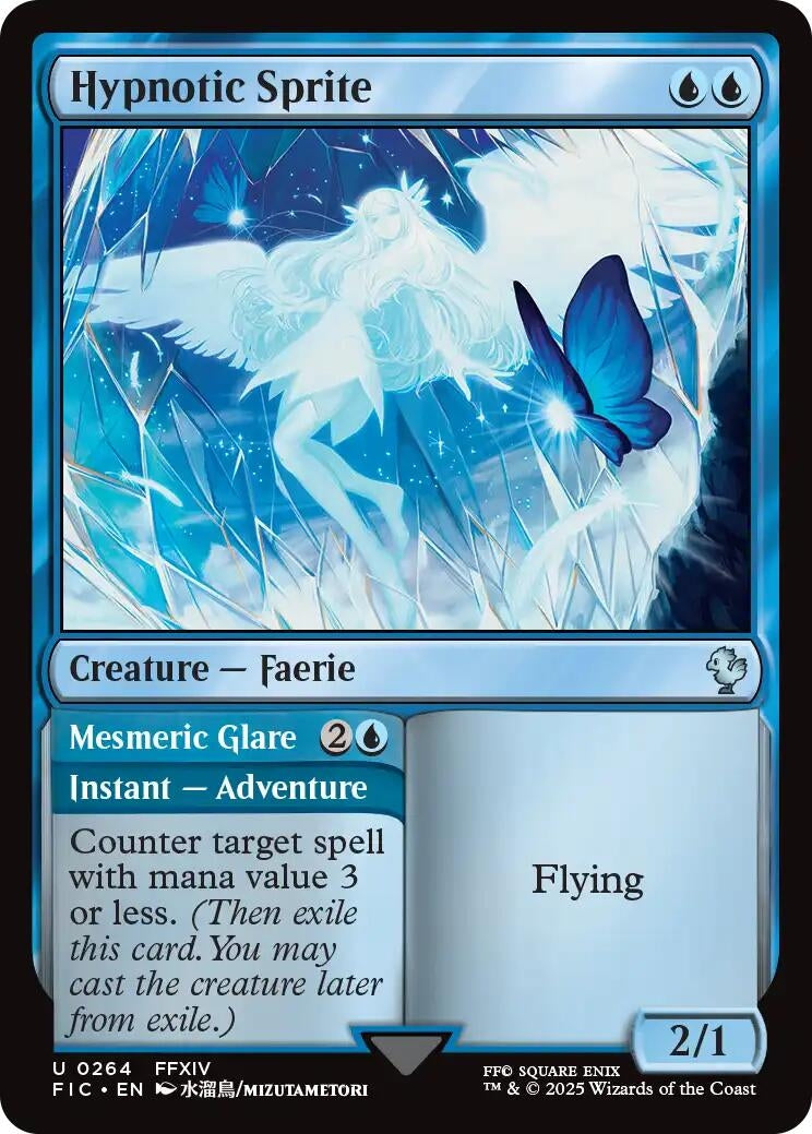 Image for Hypnotic Sprite (Surge Foil) (264) (FINAL FANTASY) - Magic: The Gathering